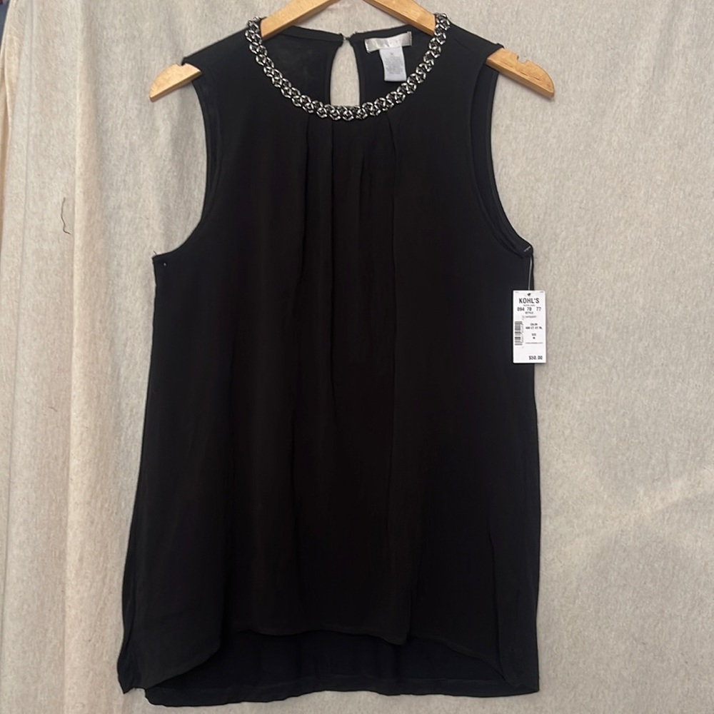 DESIGN History black sleeveless top size Medium